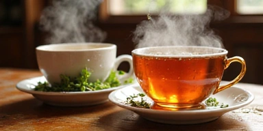 Variety of herbal teas