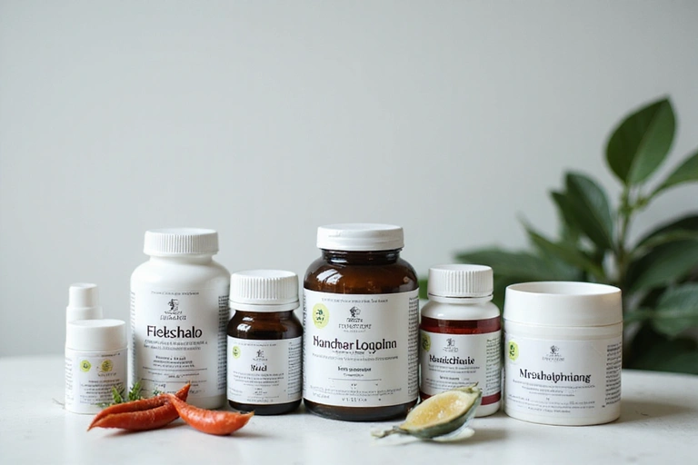 Product display with price tags and magnifying glass, symbolizing accuracy check